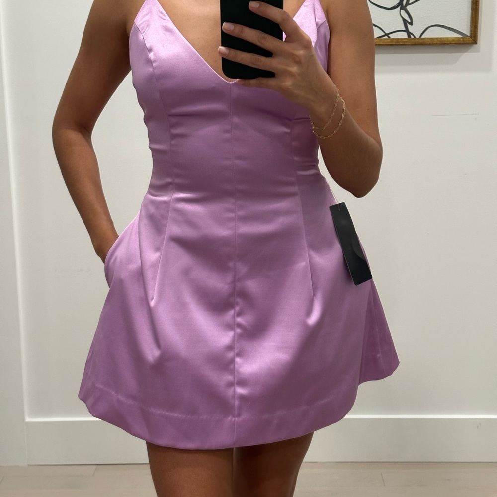 BEBE Purple Dress
